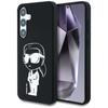 Karl Lagerfeld Silicone Graffiti Ikonik Printed Logo MagSafe - Etui Samsung Galaxy S25 (czarny) (KLHMS25SPNYKGRTK)