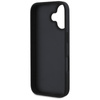 Guess Grained Big 4G Logo Small Classic Logo - Etui do iPhone 16 (czarny) (GUHCP16SPGT4MBK)