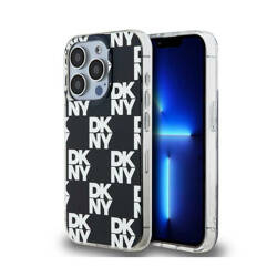 DKNY IML Checkered Mono Pattern - Etui do iPhone 15 Pro Max (czarny) (DKHCP15XHDLCEK)