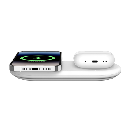 Belkin Bezprzewodowa podkładka ładująca Qi2 15W - biała (WIZ021VFWH)