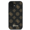 Guess Peony Script MagSafe - Etui iPhone 16 Plus (czarny) (GUHMP16MPGPYSK)