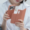 Moshi Overture MagSafe - Skórzane etui 3w1 z klapką iPhone 17 Pro (Misty Coral) (99M2251215)