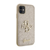 Guess Glitter Script Big 4G - Etui iPhone 11 (złoty) (GUHCN61HG4SGD)
