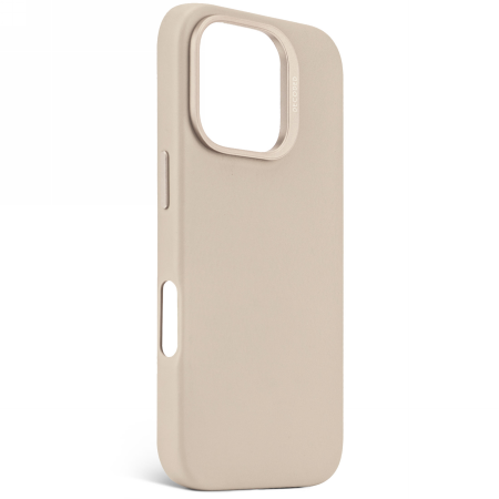 Decoded Leather Backcover - skórzana obudowa ochronna do iPhone 16 Pro kompatybilna z MagSafe (clay) (D25IPO16PBC1CY)