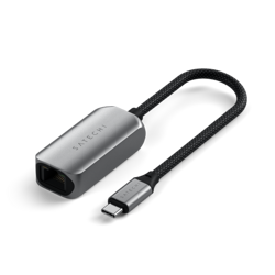 Satechi Ethernet Adapter - adapter USB-C 2.5 do Ethernet - gwiezdna szarość  (ST-AE25M)
