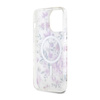 Guess Flower MagSafe - Etui iPhone 14 Pro (Przezroczysty) (GUHMP14LHCFWST)