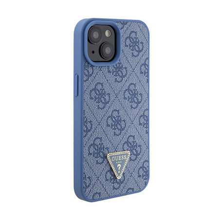Guess Crossbody 4G Metal Logo - Etui iPhone 15 (niebieski) (GUHCP15SP4TDSCPB)