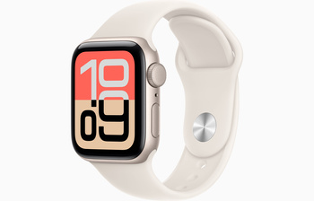 Apple Watch SE 3 44mm Koperta Złote Aluminum/Złoty Pasek M/L GPS Cellular (MEPF4MP/A)