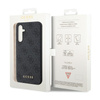 Guess 4G Metal Gold Logo - Etui Samsung Galaxy S23 FE (szary) (GUHCS23FEG4GFGR)