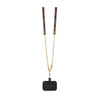 Guess Crossbody 4G Metal Logo - Etui iPhone 15 Plus (brązowy) (GUHCP15MP4TDSCPW)