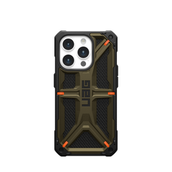 UAG Monarch - obudowa ochronna do iPhone 15 Pro (kevlar element green) (11427811397B)