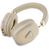 Guess Metallic Triangle Logo - Bezprzewodowe słuchawki nauszne Bluetooth V5.3 (złoty) (GUBHK1SATSD)