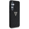 Guess Hot Stamp 4G Pattern Triangle Metal Logo - Etui do Samsung Galaxy S25 (czarny) (GUHCS25SPGP4STRK)