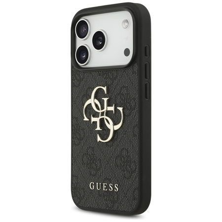 Guess 4G Big Logo - Etui iPhone 17 Pro (czarny) (GUHCP17L4GMGGR)