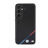 BMW Carbon Tricolor Line MagSafe - Etui Samsung Galaxy S24 (czarny) (BMHMS24S23PUDTK)