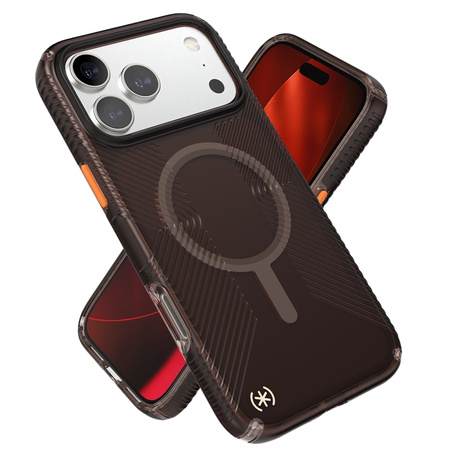 Speck Presidio Lux Grip MagSafe - Etui iPhone 17 Pro Max (Luxury Shade Matte / Orange) (151005-3262)