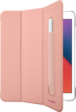 LAUT Huex Folio - obudowa ochronna z uchwytem do Apple Pencil do iPad 10.2" 7/8/9G (rose) (L_IPD192_HP_P)