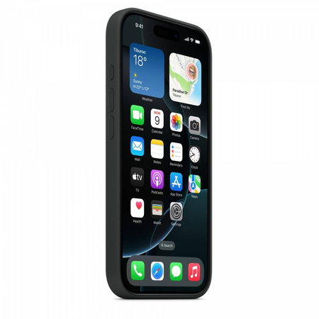 Apple Silikonowe etui z MagSafe do iPhone’a 16 Pro - Czarny (MYYJ3ZM/A)