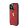 Ferrari Twist Metal Logo - Etui iPhone 15 Pro Max (czerwony) (FEHCP15XPTWR)