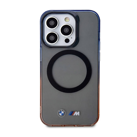 BMW Gradient Bumper MagSafe - Etui iPhone 14 Pro Max (Szary) (BMHMP14XHTGE)