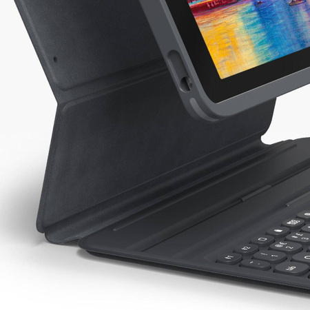 ZAGG Keyboard Pro Keys - obudowa z  bezprzewodową klawiaturą oraz z uchwytem na Apple Pencil do iPad 10.9" 10G (black/gray) (103410814)