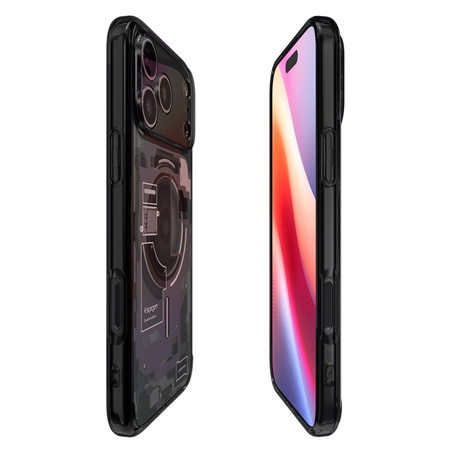 Spigen Ultra Hybrid Mag MagSafe - Etui do iPhone 17 Pro (Zero One Black) (ACS10353)