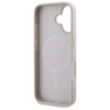 Guess Saffiano Peony Classic Logo MagSafe - Etui iPhone 16 (różowy) (GUHMP16SPSAPSMEP)