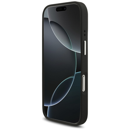 Guess Grained Big 4G Classic Logo - Etui iPhone 17 Pro (czarny) (GUHCP17LPG4SMCEK)