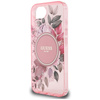 Guess IML Flowers MagSafe - Etui do iPhone 16e (różowy) (GUHMPSE4HFWBRCEP)