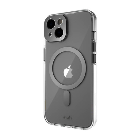 Moshi iGlaze MagSafe - Etui iPhone 14 Plus (Luna Silver) (99MO137206)