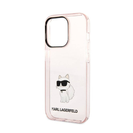 Karl Lagerfeld IML NFT Choupette - Etui iPhone 14 Pro (różowy) (KLHCP14LHNCHTCP)