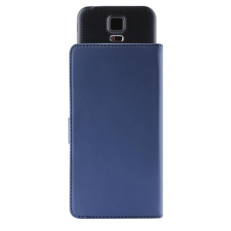 PURO Smart Wallet - Uniwersalne etui z uchwytem do robienia zdjęć z kieszonkami na karty i pieniądze, rozmiar XL (niebieski) (UNIWALLET3BLUEXL)