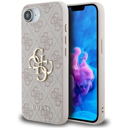 Guess 4G Big Logo - Etui do iPhone 16e (różowy) (GUHCPSE44GMGPI)