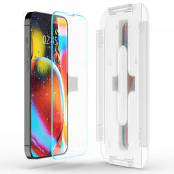 Spigen Glas.TR EZ Fit - Szkło hartowane do Apple iPhone 16e / iPhone 14 / iPhone 13 / iPhone 13 Pro (AGL03724)