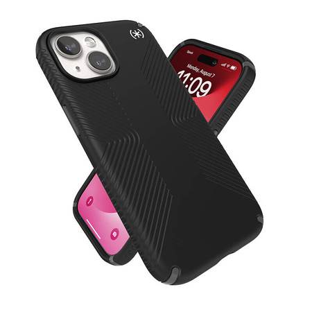 Speck Presidio2 Grip - Etui iPhone 16e / iPhone 15 / iPhone 14 / iPhone 13 (Black / Slate Grey / White) (150473-3205)