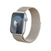 Crong Milano Steel – Pasek ze stali nierdzewnej do Apple Watch 44/45/46/49 mm (szampański) (CRG-44MST-CHP)