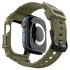 Spigen Rugged Armor Pro - Pasek z obudową do Apple Watch 10 46 mm (Vintage Khaki) (ACS08608)