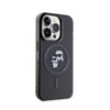Karl Lagerfeld Karl & Choupette Glitter Magsafe - Etui iPhone 15 Pro (czarny) (KLHMP15LHGKCNOK)