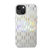 Karl Lagerfeld Monogram Iridescent - Etui iPhone 14 Plus (srebrny) (KLHCP14MLGMMSV3)