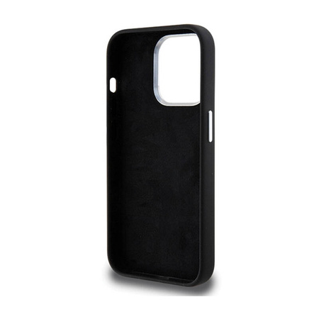 BMW Signature Liquid Silicone MagSafe - Etui iPhone 15 Pro Max (czarny) (BMHMP15XSILBK2)