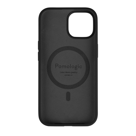 Pomologic CoverCase - silikonowa obudowa ochronna do iPhone 15 kompatybilna z MagSafe (black) (POM-IPCCS15MS-700)