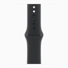 Apple Watch Series 10 GPS + Cellular 42mm Koperta z aluminium w kolorze onyksu, pasek sportowy w kolorze czarnym - S/M (MWX63ET/A)