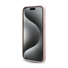 Karl Lagerfeld Silicone Choupette Metal Pin - Etui iPhone 15 Pro Max (różowy) (KLHCP15XSMHCNPP)