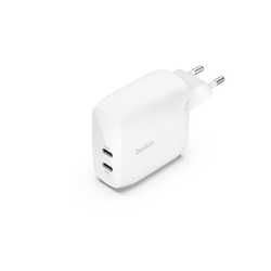 Belkin Ładowarka 30W Dual USB-C WALL CHARGER, PD 60W - biała (WCB010VFWH)