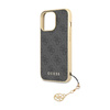 Guess 4G Charms Collection - Etui iPhone 14 Pro Max (szary) (GUHCP14XGF4GGR)