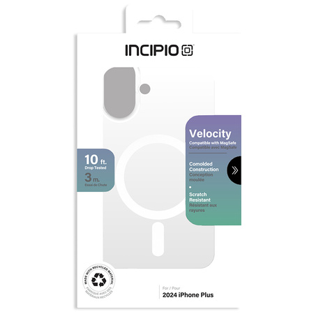Incipio Velocity MagSafe - Etui iPhone 16 Plus (Clear) (IPH-2164-CLR)