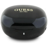 Guess Flat Classic Logo Electroplated - Słuchawki TWS + etui ładujące (czarny) (GUTWST7FCEEK)