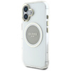 Guess IML Metal Colored Circle Classic Logo MagSafe - Etui do iPhone 16 (szary) (GUHMP16SHTDRCEDG)
