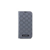 Karl Lagerfeld Booktype Saffiano Monogram - Etui iPhone 14 Pro (Srebrny) (KLBKP14LSAKLHPG)
