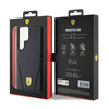Ferrari Hot Stamp V Lines MagSafe - Etui Samsung Galaxy S24 Ultra (czarny) (FEHMS24LP3BAK)